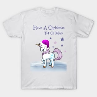 Magic Unicorn Christmas T-Shirt